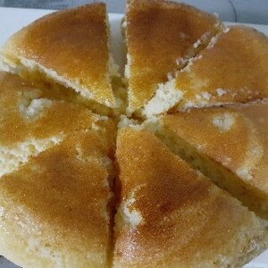 炊飯器で　チーズケーキ風ヨーグルトケーキ